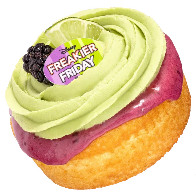 Freakier Friday Key Lime Blackberry Cake