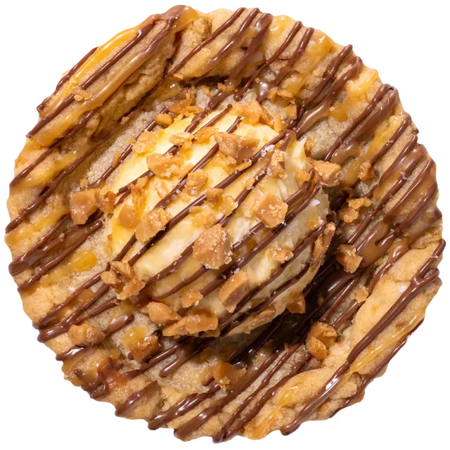 Sea Salt Toffee Skillet Cookie