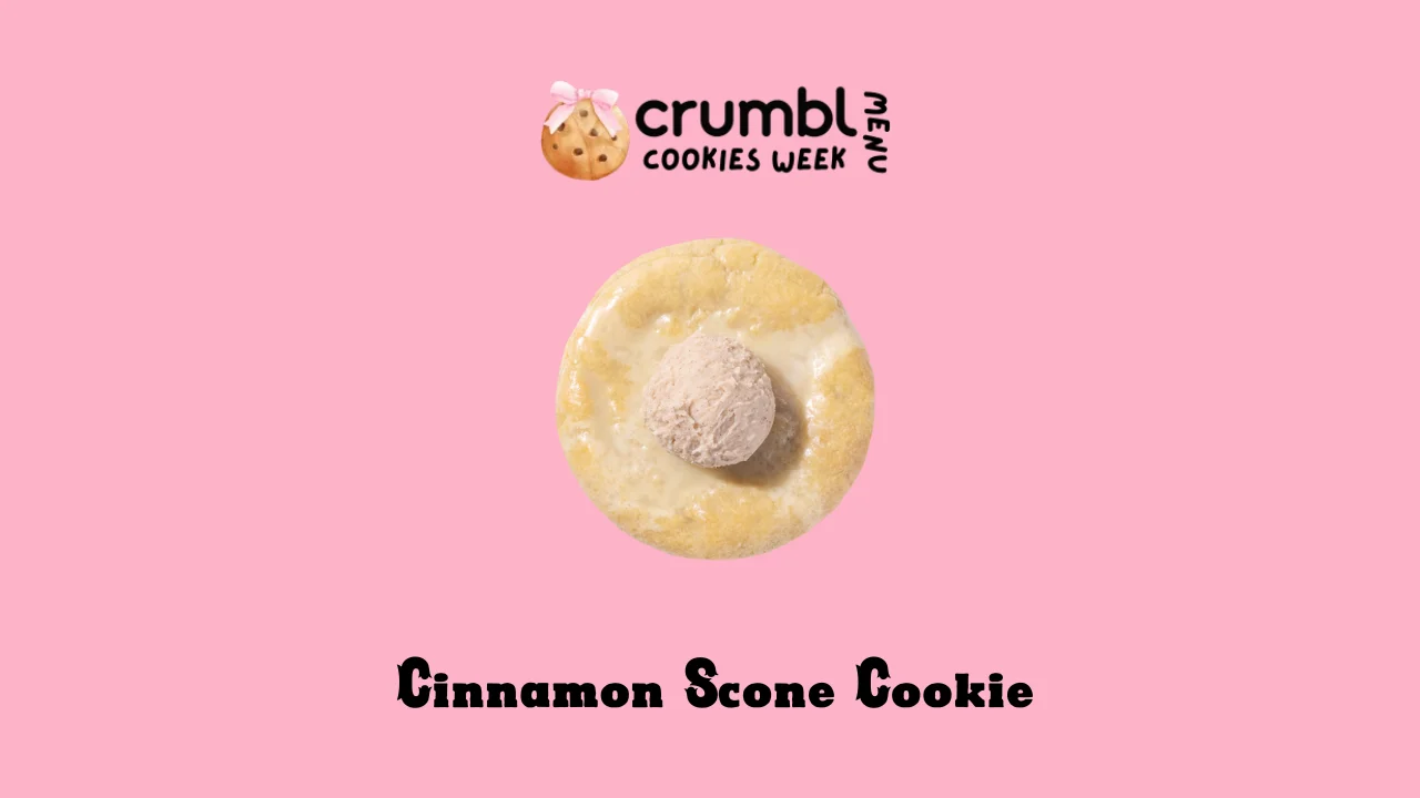 Crumbl Cookies’ Cinnamon Scone Cookie