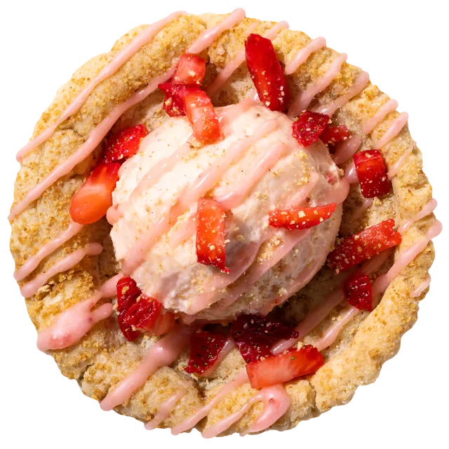 Strawberry Skillet Cookie